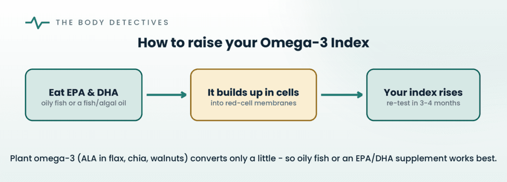 how to raise your Omega-3 Index diagram